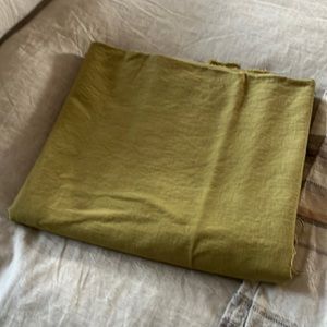 Beautiful pistachio green linen fabric